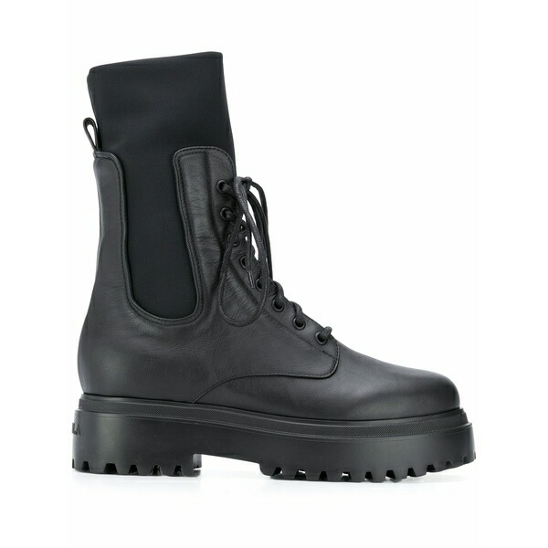 ル シラ レディース ブーツ シューズ Ranger leather chelsea boots Black