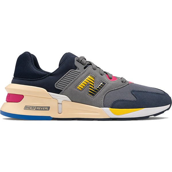 New Balance ニューバランス メンズ スニーカー 【New Balance 997S Gunmetal Natural Indigo】 サイズ US_8(26.0cm) Gunmetal/Natural Indigo｜asty