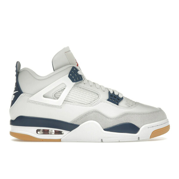 Jordan ジョーダン メンズ スニーカー  【Jordan 4 Retro SB Navy】  大きさ US_8(26.0糎) Summit White/White/Navy/Neutral Grey/Gum Yellow/Varsity Red