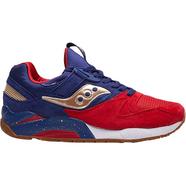 Saucony サッカニー メンズ スニーカー 【Saucony Grid 9000 Sparring】 サイズ US_11(29.0cm) Red/Blue/Gold｜asty