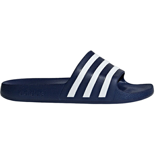 adidas アディダス メンズ スニーカー 【adidas Adilette Aqua Slides Dark Blue Cloud White】 サイズ US_M_4 Dark Blue/Cloud White/Dark Blue|asty