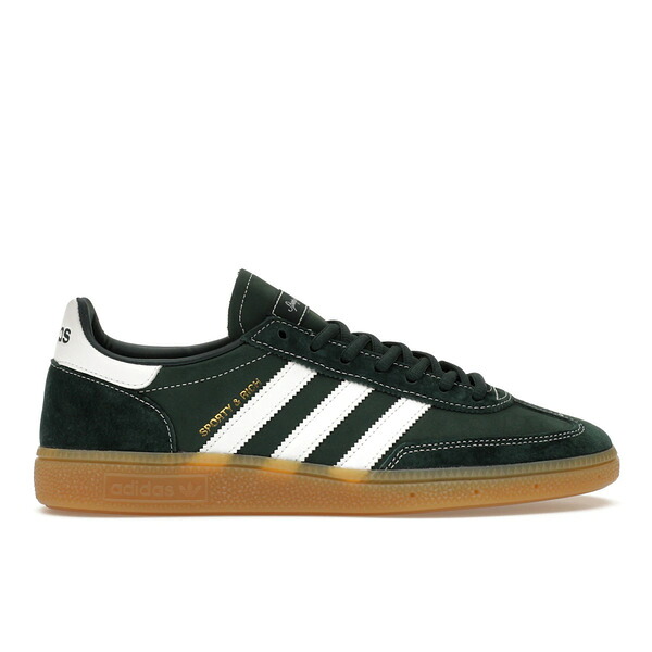 adidas アディダス メンズ スニーカー 【adidas Handball Spezial Sporty & Rich Dark Green】 サイズ US_10.5(28.5cm) Dark Green/Cloud White/Gum 3｜asty