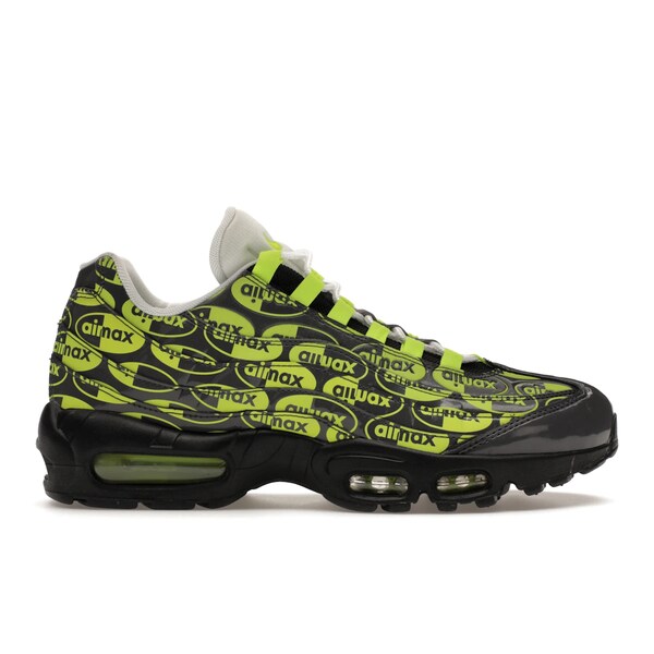 Nike ナイキ メンズ スニーカー 【Nike Air Max 95 All-Over Print Black Volt】 サイズ US_6(24.0cm) Black/Volt-Ash-White|asty