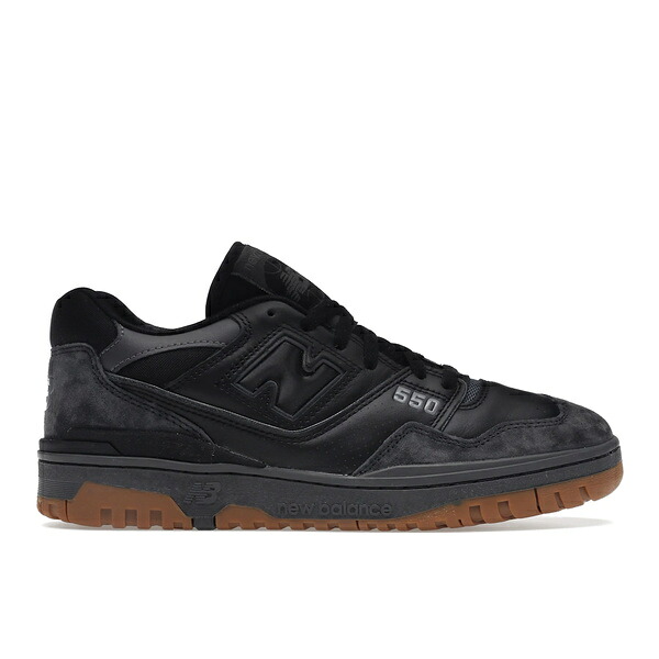 New Balance ニューバランス メンズ スニーカー 【New Balance 550 Black Gum White】 サイズ US_7.5(25.5cm) Black/Gum/White｜asty