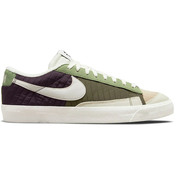 Nike ナイキ メンズ スニーカー 【Nike Blazer 77 Low Premium Medium Olive Cave Purple】 サイズ US_8.5(26.5cm) Cave Purple/Medium Olive/Rattan/Sail|asty