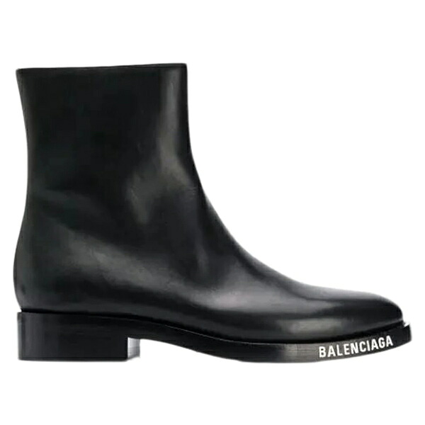Balenciaga バレンシアガ メンズ スニーカー  【Balenciaga Leather Ankle Boot Black White Logo】  サイズ US_11(29.0cm) Black/White