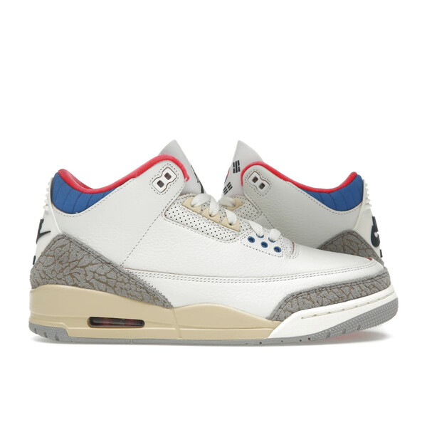 Jordan ジョーダン メンズ スニーカー  【Jordan 3 Retro Seoul 2.0】  大きさ US_M_4.5 White/Black/Sport Royal/Challenge Red/Pale Vanilla/College Grey