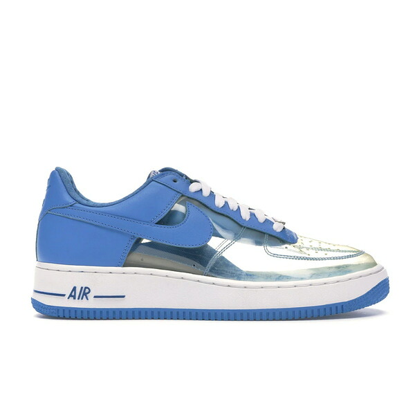 Nike ナイキ メンズ スニーカー  【Nike Air Force 1 Low Fantastic 4 Invisible Woman】  大いさ US_12(30.0珊) Clear/Harbor Blue-Military Blue-White 靴-スニーカー