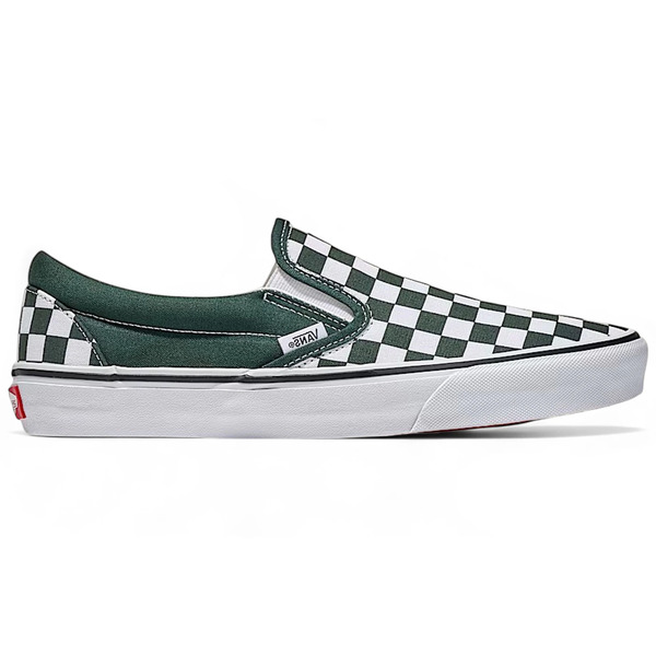 Vans バンズ メンズ スニーカー  【Vans Classic Slip-On Checkerboard Scarab Green White】  大きさ US_7(25.0糎) Scarab Green/White