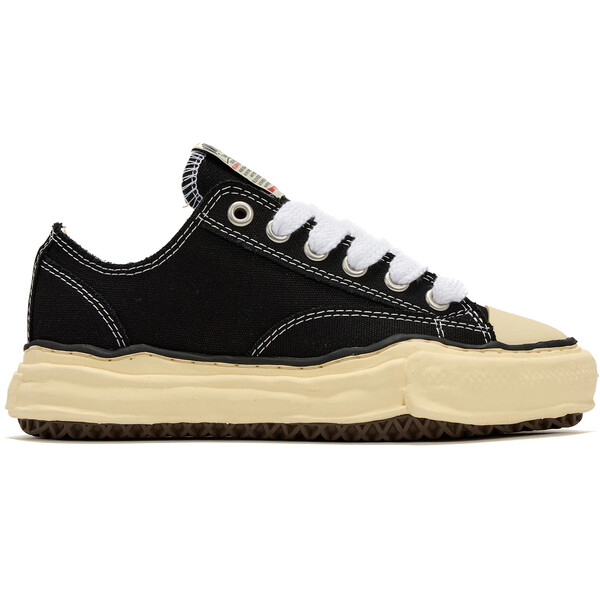 Maison Mihara Yasuhiro ミハラヤスヒロ メンズ スニーカー 【Maison Mihara Yasuhiro Peterson OG Sole Canvas Low Black White】 サイズ US_7.5(25.5cm) Black｜asty