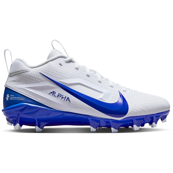 Nike ナイキ メンズ スニーカー  【Nike Alpha Menace 4 Varsity White Hyper Royal Photon Dust】  大いさ US_12(30.0糎) White/Hyper Royal/Photon Dust/Hyper Royal メンズ靴-靴