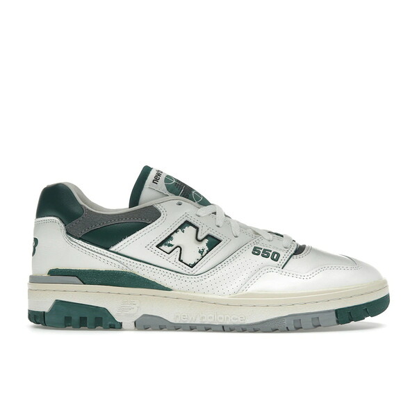 New Balance ニュー平衡にする メンズ スニーカー  【New Balance 550 Vintage Pack Marsh Green】  大きさ US_12(30.0糎) Sea Salt/Marsh Green/Shadow Grey