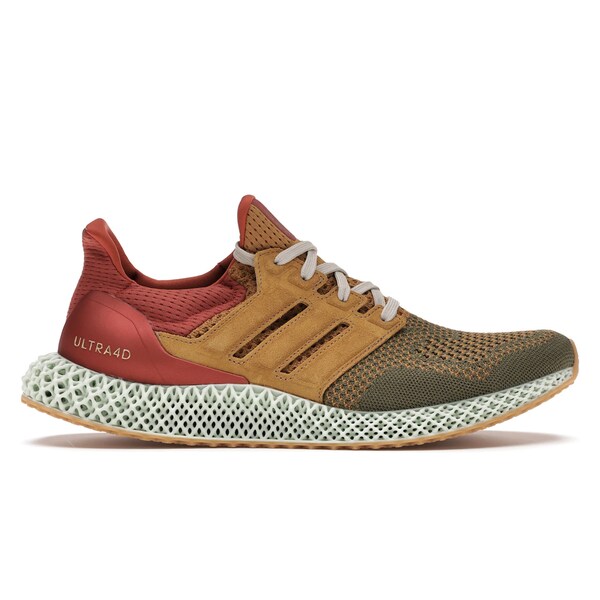 adidas アディダス メンズ スニーカー 【adidas Ultra 4D Social Status】 サイズ US_9.5(27.5cm) Green/Brown/Orange｜asty