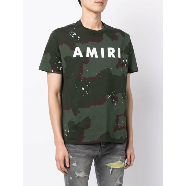 国内正規 AMIRI アミリ 迷彩 ロゴ Tシャツ | www.jarussi.com.br