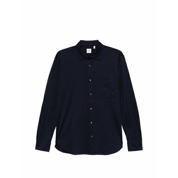 アスペジ メンズ シャツ トップス Buttoned shirt Blue｜asty