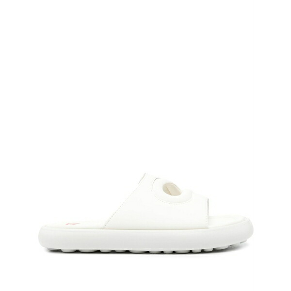 カンペール レディース サンダル シューズ Pelotas flota twins leather slides White｜asty
