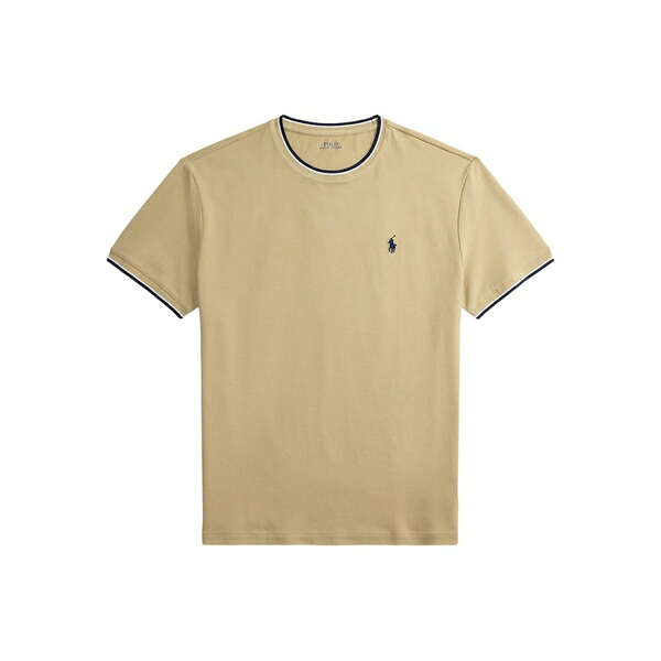 ラルフローレン メンズ Tシャツ トップス Tipping polo pony t-shirt Neutrals｜asty