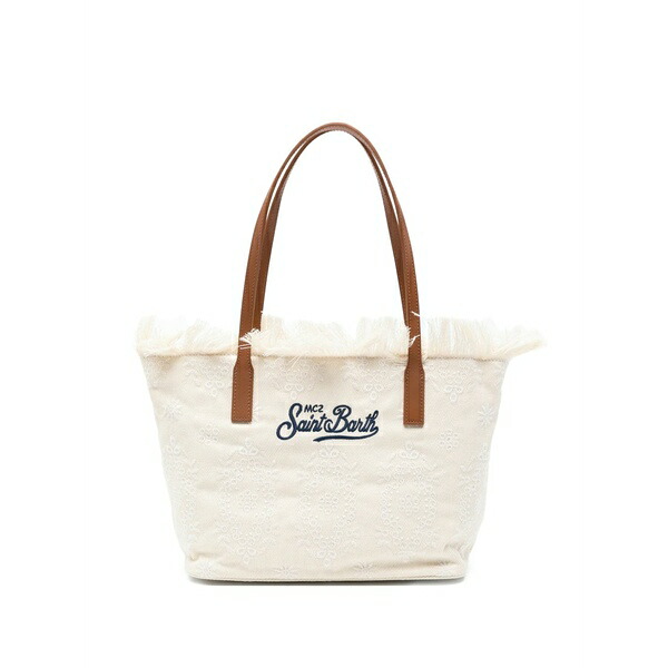 エムシーツーセイントバース レディース ショルダーバッグ バッグ Mid city fringed floral shoulder bag Neutrals|asty