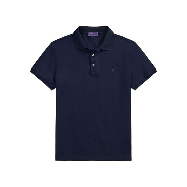 ラルフ・ローレン パープルレーベル メンズ ポロシャツ トップス Cotton polo shirt Blue｜asty