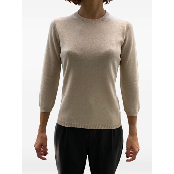 ラ ローズ レディース ニット&セーター アウター Three quarter-sleeve sweater Neutrals|asty