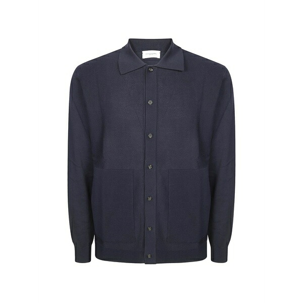 パウロペコラ メンズ 上衣＆上衣 アウター Front-pocket shirt jacket Blue