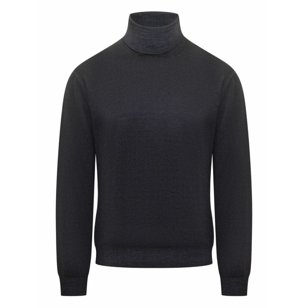 フィリッポ デ ラウレンティス メンズ 編み物\u0026プルオーバー アウター Turtleneck sweater Blue