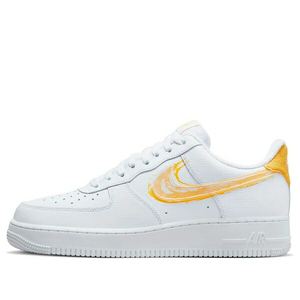 Nike ナイキ メンズ スニーカー  【Nike Air Force 1 \u002707 \u0027Brushstroke - White Solar Flare\u0027 DX2646-100】  大きさ US_6(24.0糎)