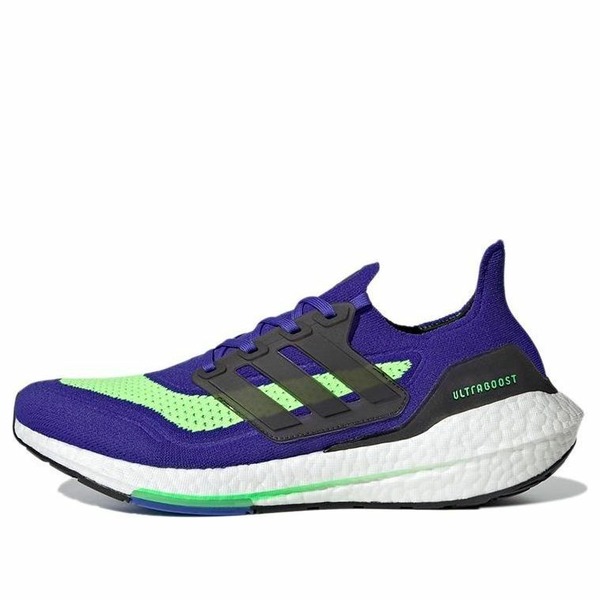 adidas アディダス メンズ スニーカー  【adidas Ultraboost 21 \u0027Sonic Ink Screaming Green\u0027 S23873】  大きさ US_M_13