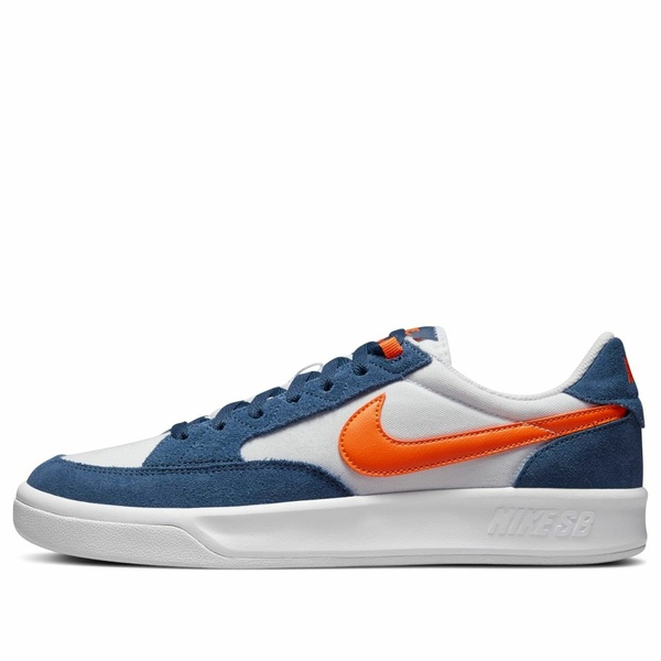Nike ナイキ メンズ スニーカー 【Nike Adversary Premium SB 'Navy Safety Orange' CW7456-402】 サイズ US_9(27.0cm)|asty
