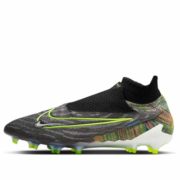 Nike ナイキ メンズ スニーカー  【Nike Phantom GX Elite Gripknit DF Fusion FG \u0027Black Volt\u0027 DV6973-071】  大きさ US_6.5(24.5糎)