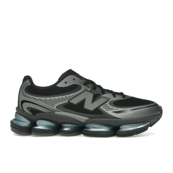 New Balance ニューバランス メンズ スニーカー 【New Balance Abzorb 2000 Black Grey】 サイズ US_M_13 Black/Dark Silver Metallic/Light Chrome Blue|asty