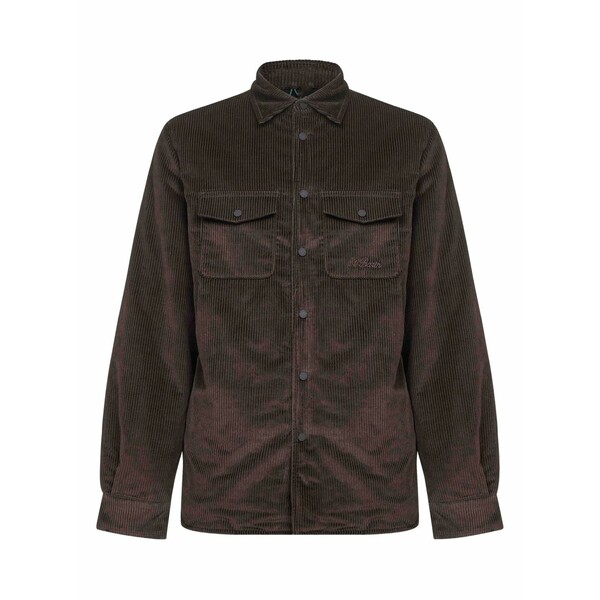 エムシーツーセイントバース メンズ 上衣＆上衣 アウター Snap button corduroy jacket Brown