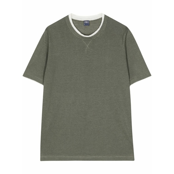 フェデーリ メンズ ニット&セーター アウター Crew-neck knitted top Green|asty