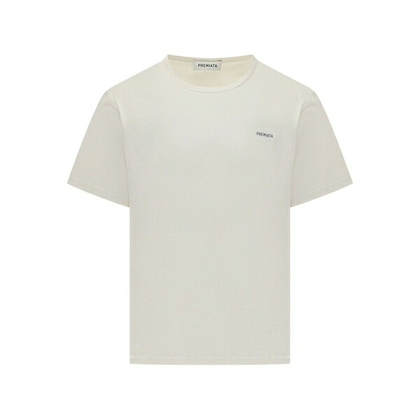 プレミアータ メンズ Tシャツ トップス Logo t-shirt White｜asty
