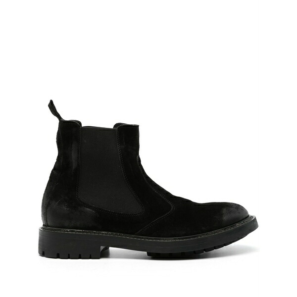モマ メンズ ブーツ シューズ Chelsea ankle boots Black ブーツ-その他-メンズ靴
