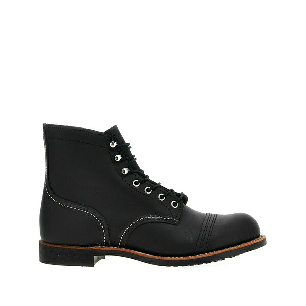 レッドウィング メンズ ブーツ シューズ  iron ranger芒 contrast-stitching boots Black