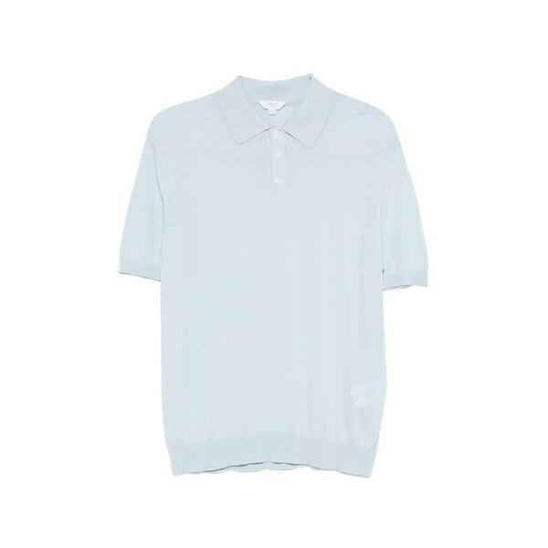 マロ メンズ ポロシャツ トップス Short-sleeve polo shirt Blue|asty