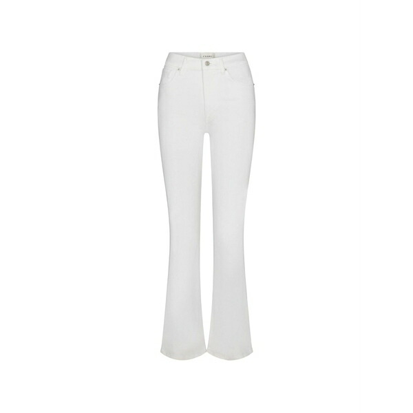 フレーム レディース デニムパンツ ボトムス Flared jeans White｜asty