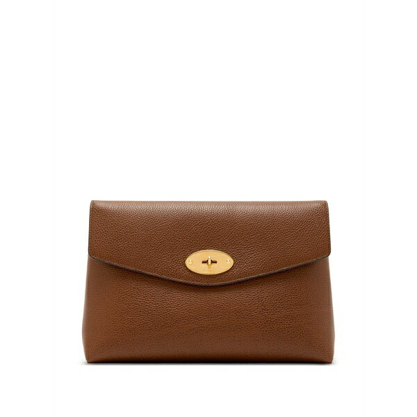 マル木ノ実 レディース 金入れ 付属物 Large darley cosmetic pouch Brown