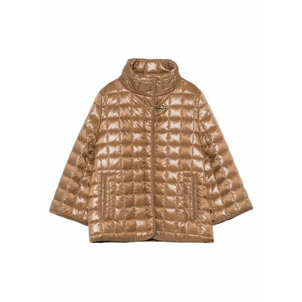 フェイ レディース 上衣＆上衣 アウター Quilted padded jacket Brown レディースファッション-コート・ジャケット
