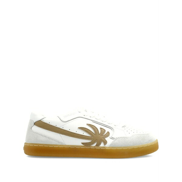 パーム・エンジェルス レディース スニーカー シューズ Palm tree leather sneakers White|asty