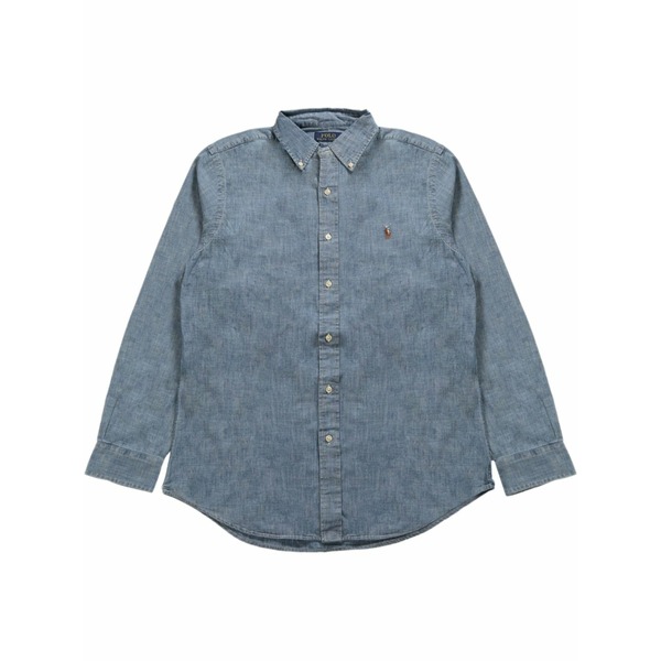 ラルフローレン メンズ プルオーバー トップス Denim cotton shirt Blue