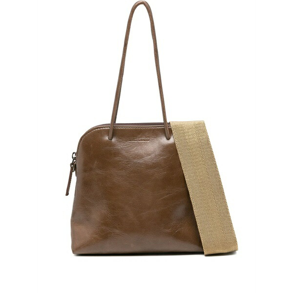 ユマ・一 レディース クラッチペダル御徒面子 御徒面子 Small soft leather clutch bag Brown