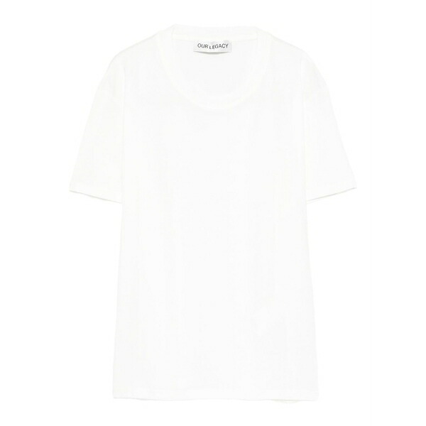 アワーレガシー レディース プルオーバー トップス Crew-neck t-shirt White