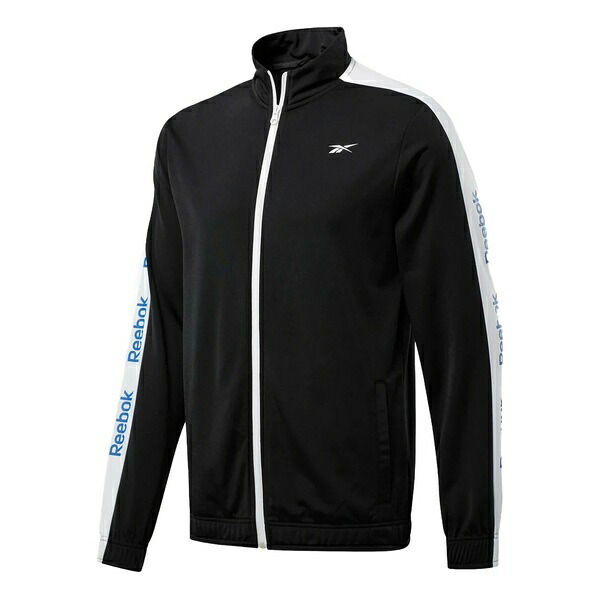 リーボック メンズ ジャケット＆ブルゾン アウター Training essentials linear logo track jacket Black