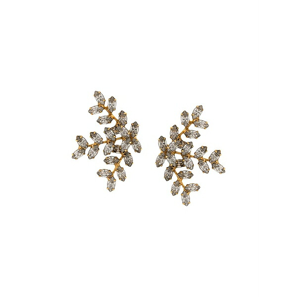 ジェニファーベア レディース ピアス&イヤリング アクセサリー Vinette leaf earrings Gold|asty
