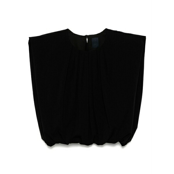 ジュン・ジー レディース カットソー トップス Pleated vest Black｜asty