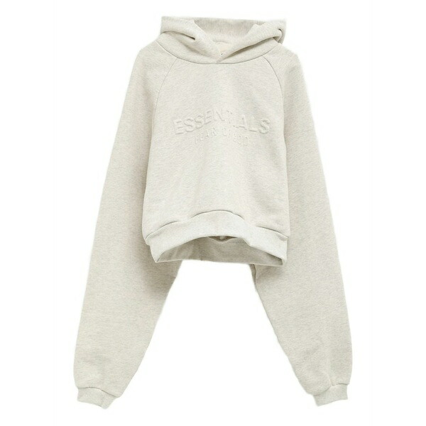 エフオージーエッセンシャルズ レディース パーカー・スウェットシャツ アウター 90s embossed-logo hoodie Neutrals