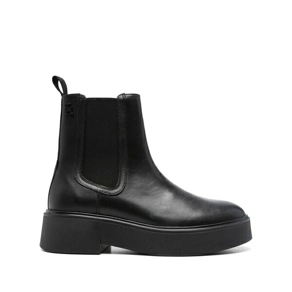 トミー ヒルフィガー レディース ブーツ シューズ Leather boots Black