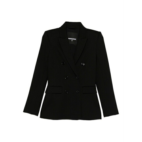 パトリツィア ペペ レディース 上衣＆上衣 アウター Double-breasted blazer Black